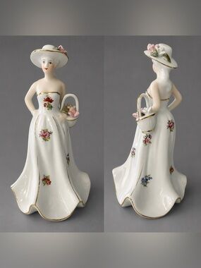Vintage KPM Germany woman ceramic figurine